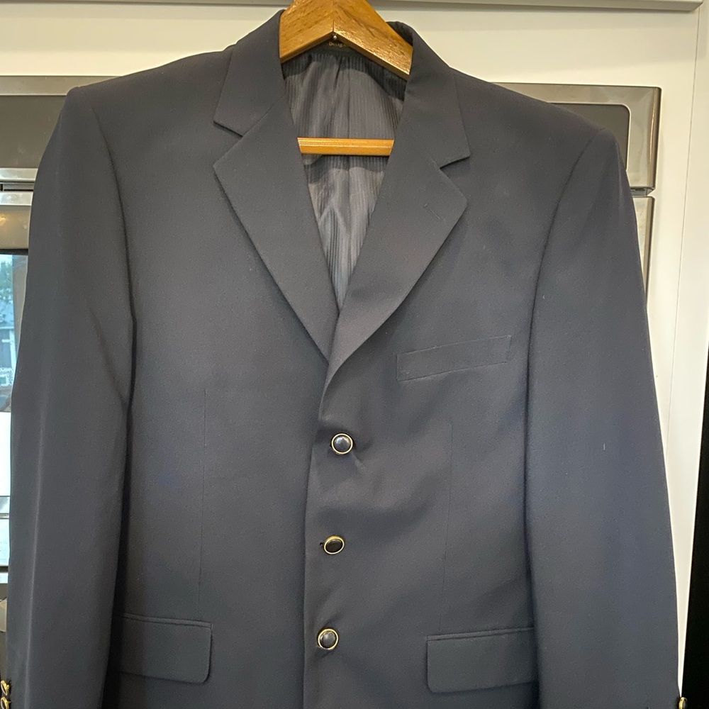 Lucci colleZione Navy Blazer size 44R